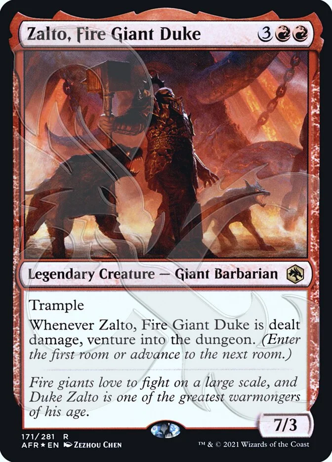Zalto, Fire Giant Duke 「PAFR/171a」「EN」