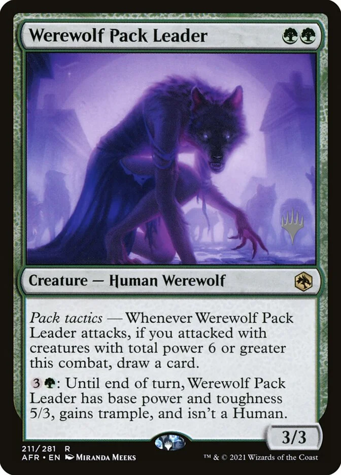 Werewolf Pack Leader 「PAFR/211p」「EN」
