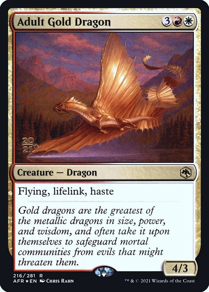 Adult Gold Dragon 「PAFR/216s」「EN」