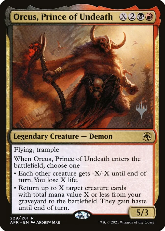 Orcus, Prince of Undeath 「PAFR/229p」「EN」