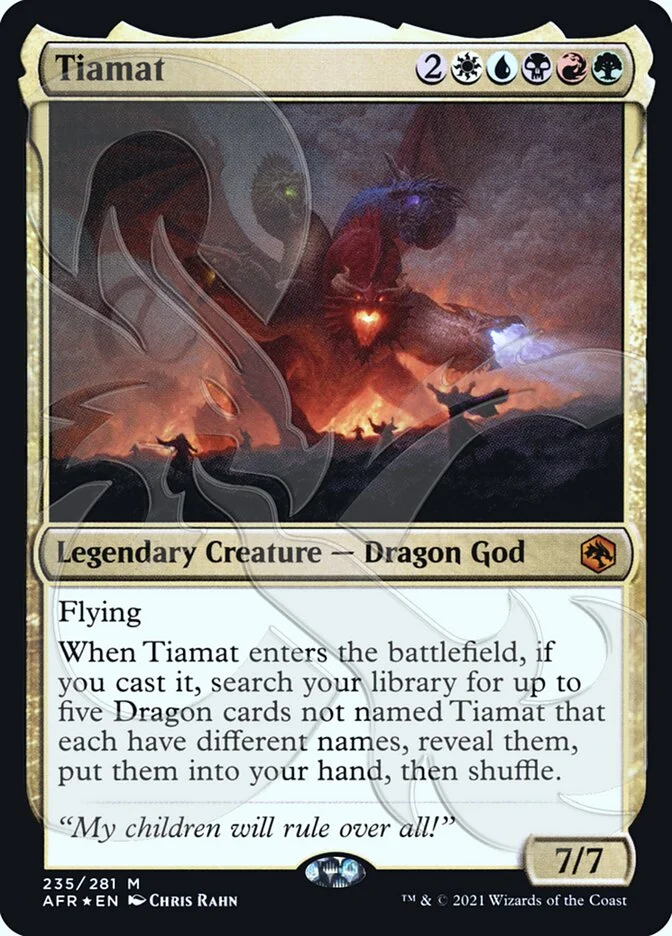 Tiamat 「PAFR/235a」「EN」