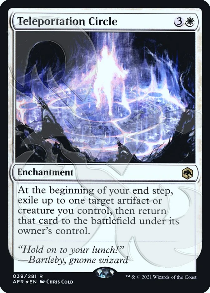 Teleportation Circle 「PAFR/39a」「EN」