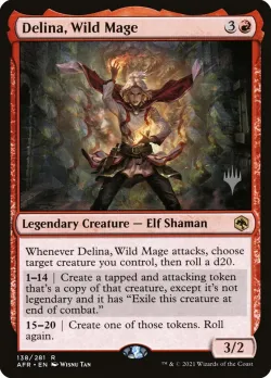 Delina, Wild Mage #138p · Magic: The Gathering