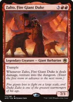 Zalto, Fire Giant Duke #171p · Magic: The Gathering