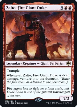 Zalto, Fire Giant Duke #171s · Magic: The Gathering