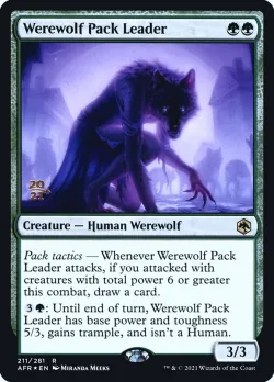 Werewolf Pack Leader #211s · Magic: The Gathering