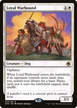 Loyal Warhound #23p · Magic: The Gathering