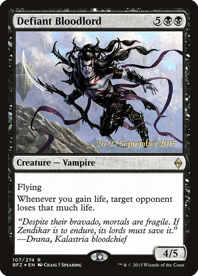 Defiant Bloodlord 「PBFZ/107s」「EN」