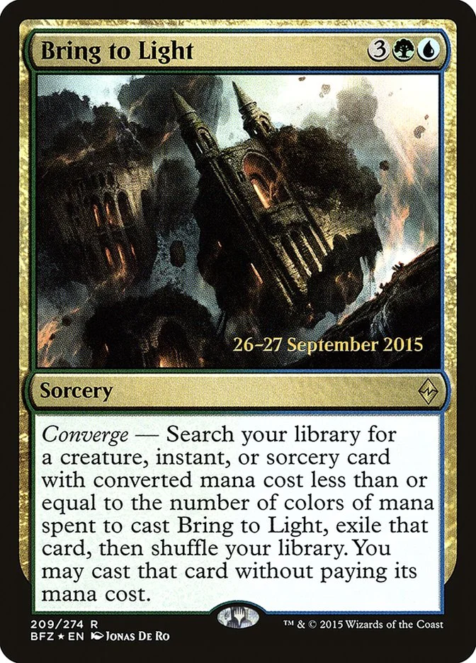 Bring to Light 「PBFZ/209s」「EN」