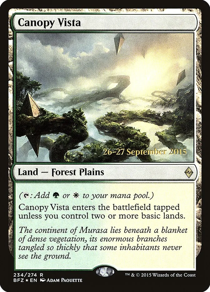 Canopy Vista 「PBFZ/234s」「EN」
