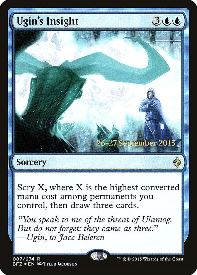 Ugin's Insight 「PBFZ/87s」「EN」