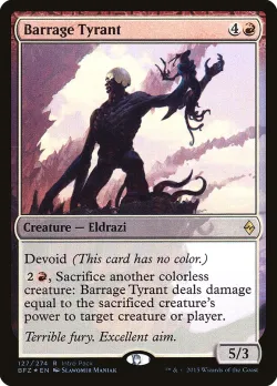Barrage Tyrant #127 · Magic: The Gathering