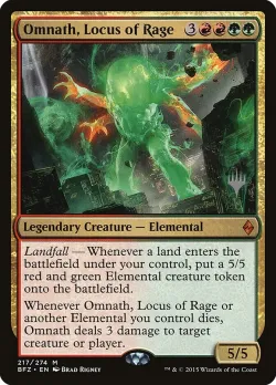 Omnath, Locus of Rage 「PBFZ/217p」「EN」