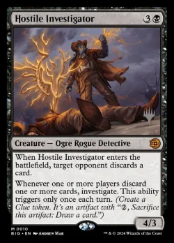 Hostile Investigator #10p · Magic: The Gathering