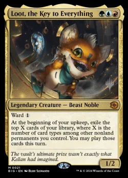 Loot, the Key to Everything #21p · Magic: The Gathering
