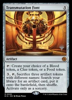 Transmutation Font #28p · Magic: The Gathering