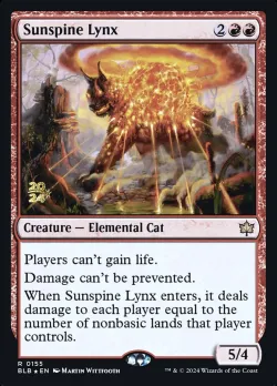 Sunspine Lynx #155s · Magic: The Gathering