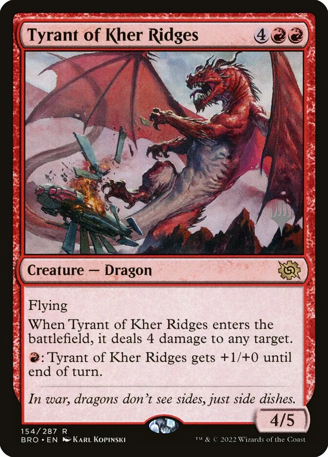 Tyrant of Kher Ridges 「PBRO/154p」「EN」