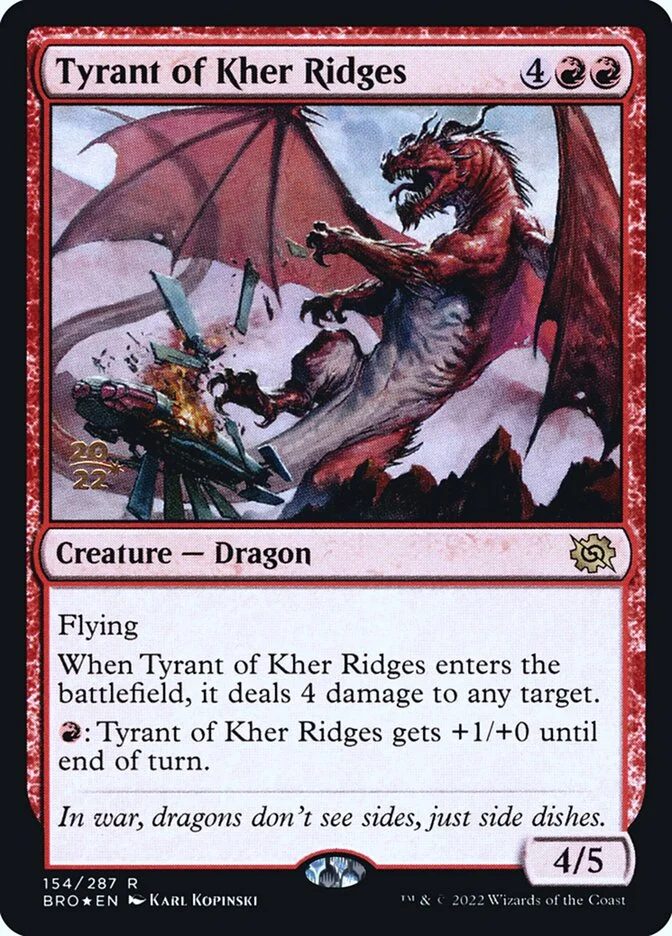 Tyrant of Kher Ridges 「PBRO/154s」「EN」