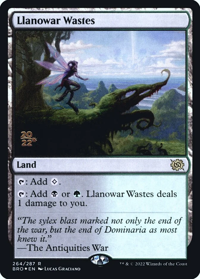 Llanowar Wastes 「PBRO/264s」「EN」