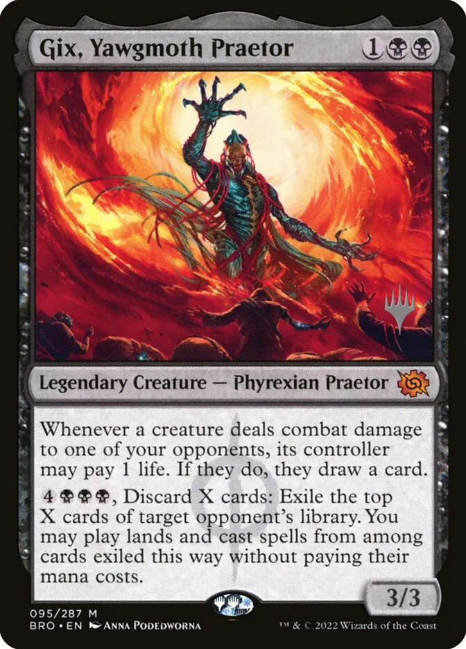 Gix, Yawgmoth Praetor 「PBRO/95p」「EN」