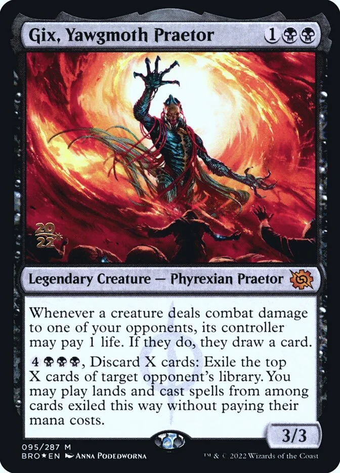 Gix, Yawgmoth Praetor 「PBRO/95s」「EN」