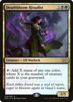 Deathbloom Ritualist #208p · Magic: The Gathering