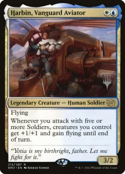 Harbin, Vanguard Aviator #212p · Magic: The Gathering