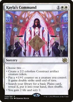 Kayla's Command #9p · Magic: The Gathering