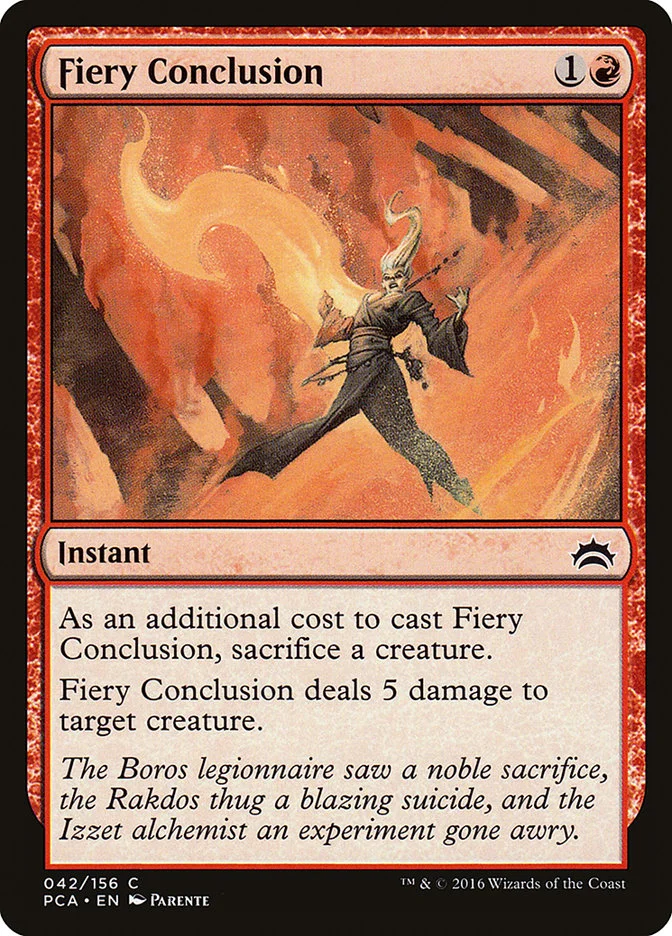 Fiery Conclusion 「PCA/42」「EN」