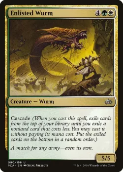 Enlisted Wurm #90 · Magic: The Gathering