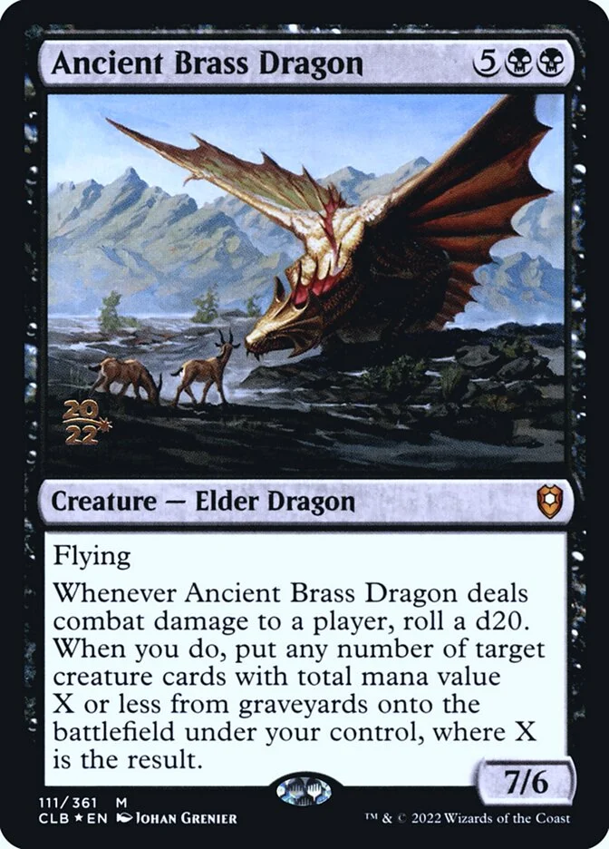 Ancient Brass Dragon 「PCLB/111s」「EN」