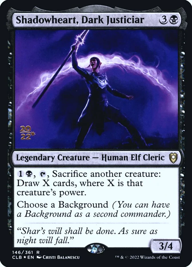 Shadowheart, Dark Justiciar 「PCLB/146s」「EN」