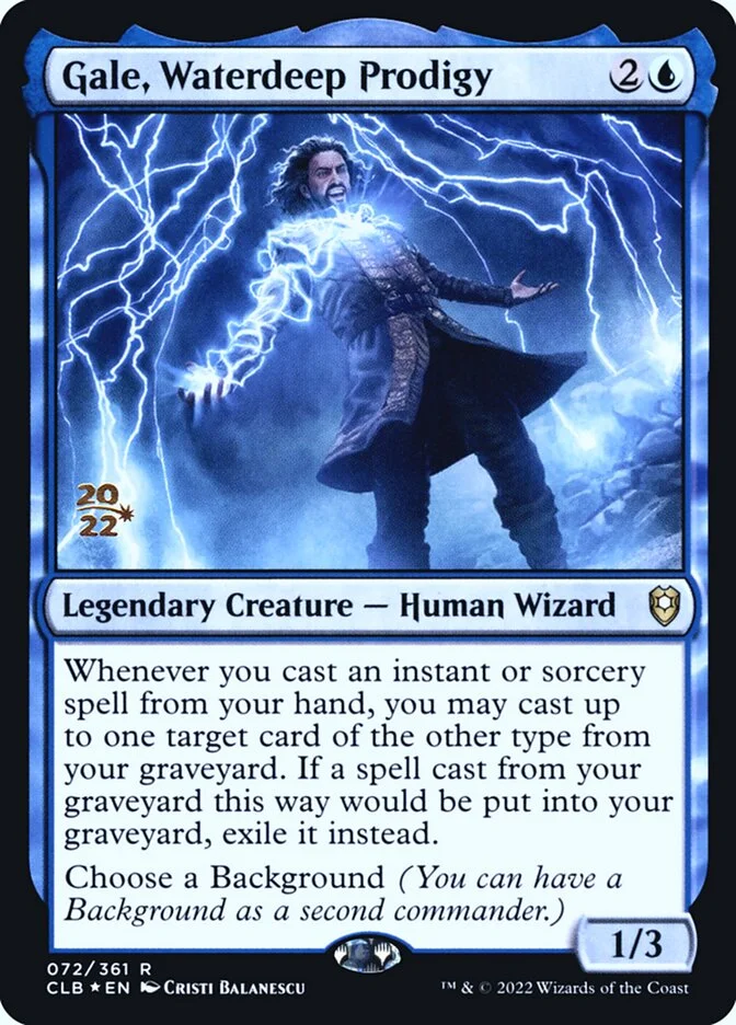 Gale, Waterdeep Prodigy 「PCLB/72s」「EN」