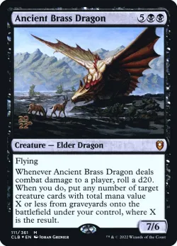 Ancient Brass Dragon #111s · Magic: The Gathering