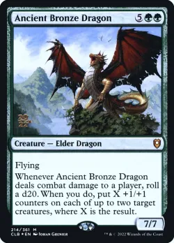 Ancient Bronze Dragon #214s · Magic: The Gathering