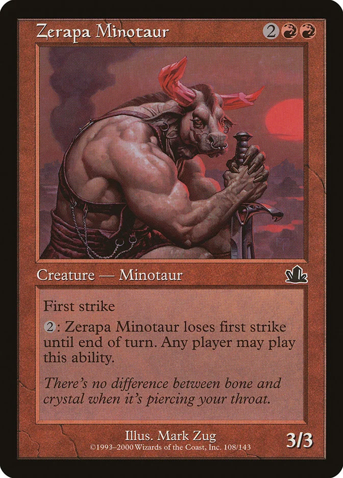 Zerapa Minotaur 「PCY/108」「EN」