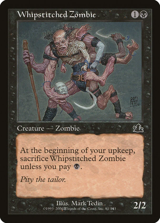 Whipstitched Zombie 「PCY/81」「EN」