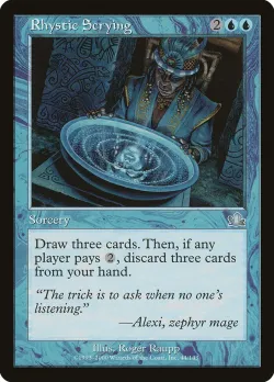 Rhystic Scrying #44 · Magic: The Gathering