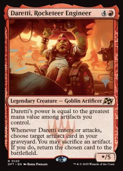 Daretti, Rocketeer Engineer #120p · Magic: The Gathering