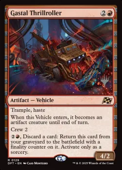 Gastal Thrillroller #129p · Magic: The Gathering