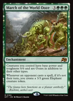 March of the World Ooze #169p · Magic: The Gathering