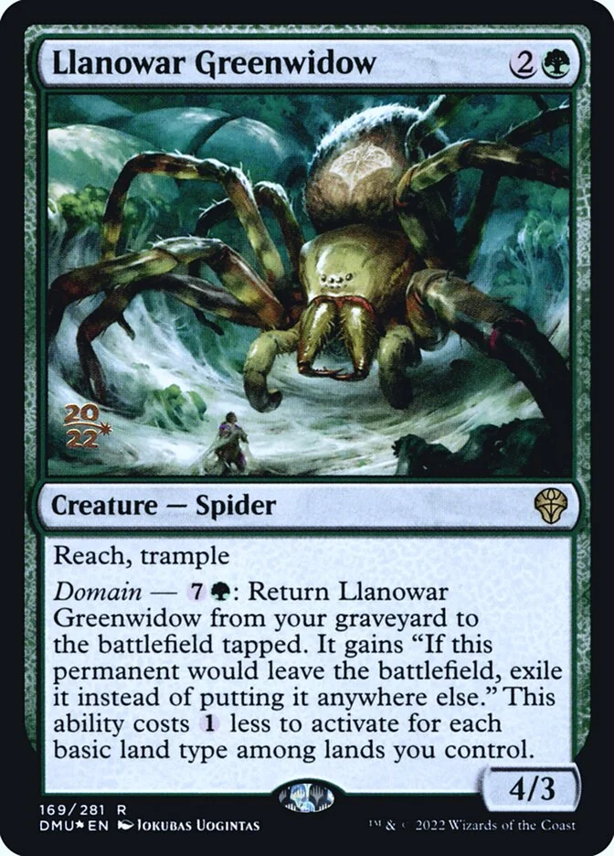 Llanowar Greenwidow 「PDMU/169s」「EN」