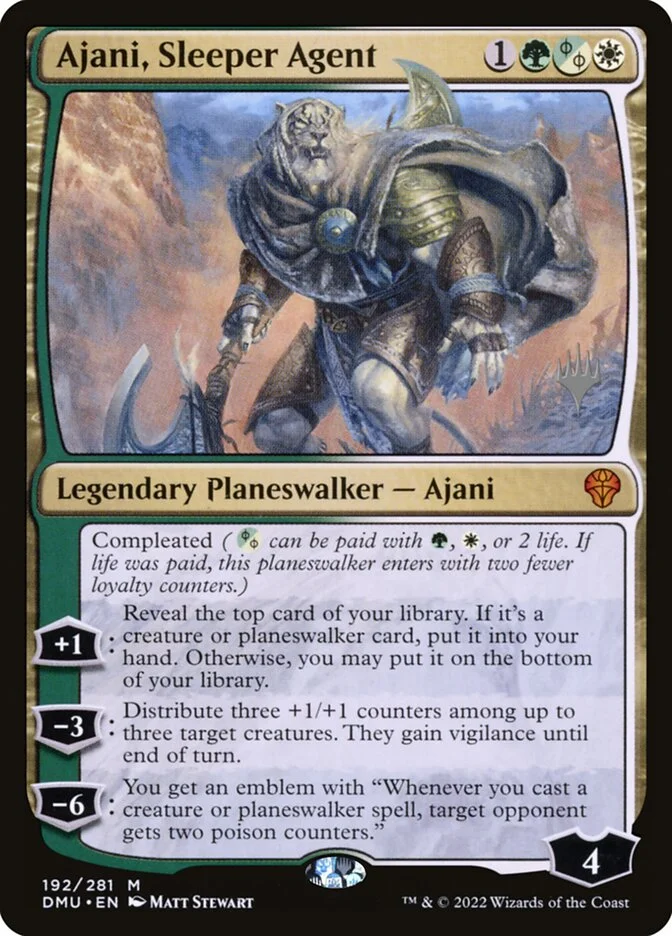 Ajani, Sleeper Agent 「PDMU/192p」「EN」