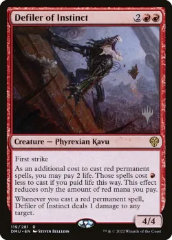 Defiler of Instinct #119p · Magic: The Gathering