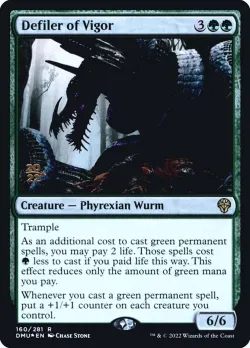 Defiler of Vigor #160s · Magic: The Gathering