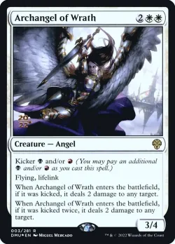 Archangel of Wrath #3s · Magic: The Gathering
