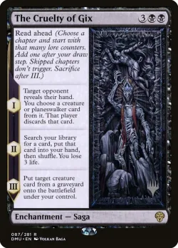 The Cruelty of Gix #87p · Magic: The Gathering