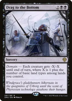 Drag to the Bottom #91p · Magic: The Gathering