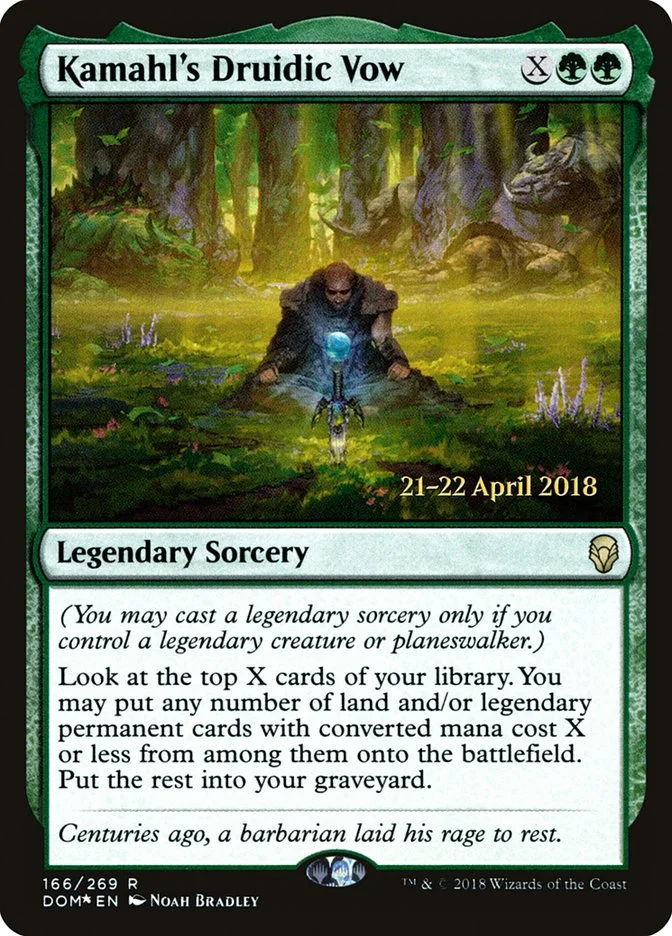 Kamahl's Druidic Vow 「PDOM/166s」「EN」